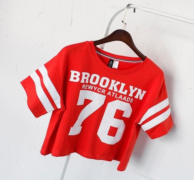 Brooklyn 76 printed fashion Women T-shirts